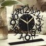 Aberto Design Reloj Decorativo Lineal - Black